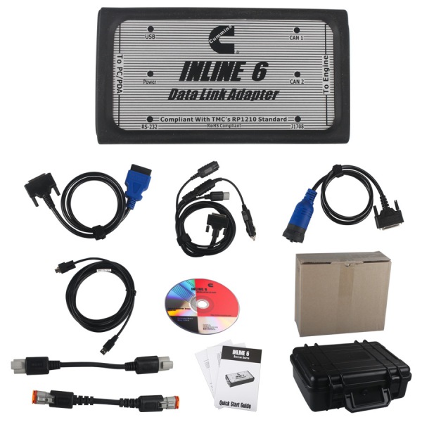 Cummins INLINE 6 Data Link Adapter Cummins Heavy Duty Truck Diagnostic Tool Diesel Truck Scanner