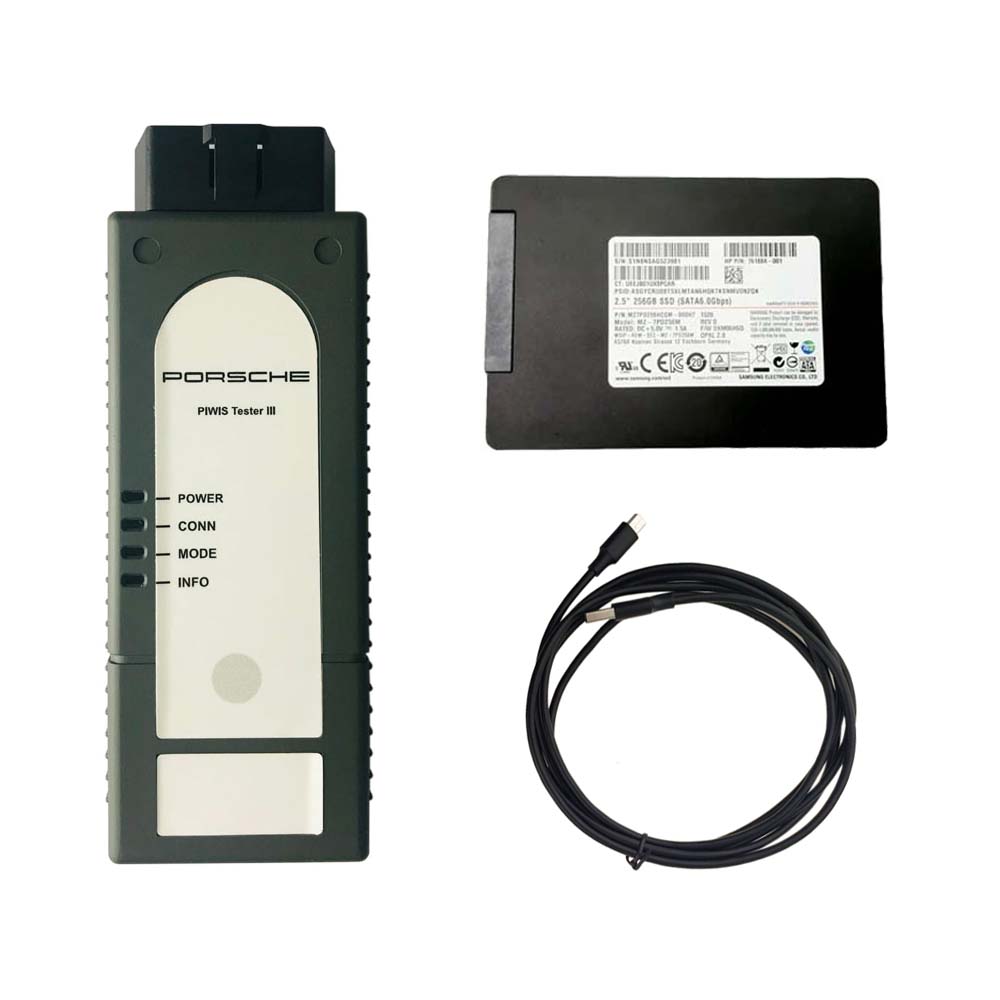 Porsche Piwis 3 Tester III Diagnostic Tool Support Diagnosis And Programming V43.300.22+ V38.250.000