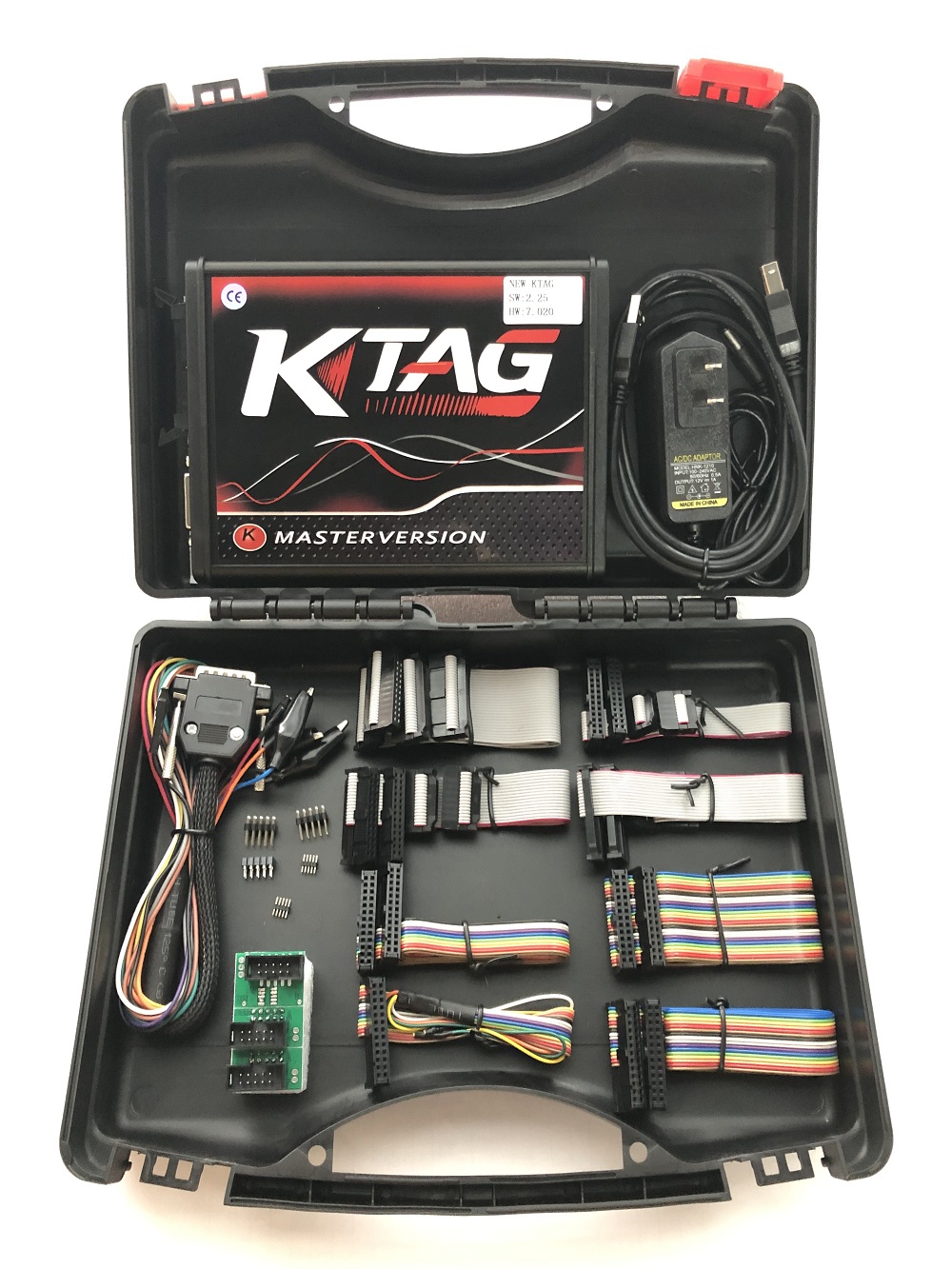 PL Ship KTAG V7.020 ECU Programmer Tool Online Software Ktag 2.25 For Car Truck Tractor Bike Reading Writing Via Tricore BDM GPT Cable