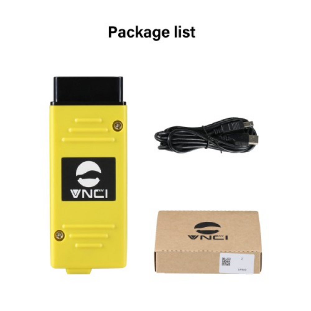 VNCI VDI3 Rongwei MG Wuling Baojun Datong Diagnostic Interface Compatible with OEM Software Driver, Plug and Play