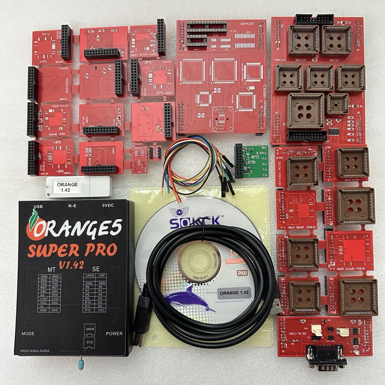 Newest Orange5 V1.42 ECU Programmer Tool with Full License Function Full Activation Update of Orange 5 Super Pro Software