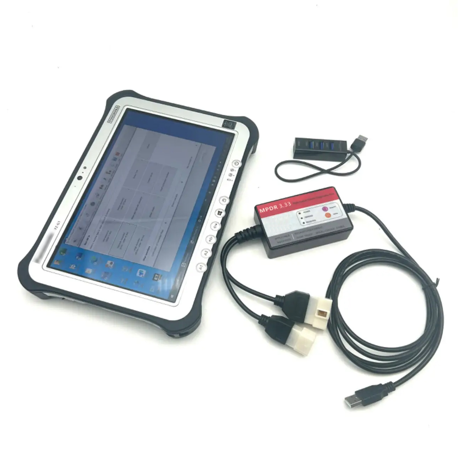 Hitachi Excavator Diagnostic Tool Scanner 3.33 with MPDR 3.33 Software suitable for Hitachi ZX-1 ZX-3 ZX-3G ZX-5 ZX-6 ZX-7 Heavy Duty Diagnostic Tool