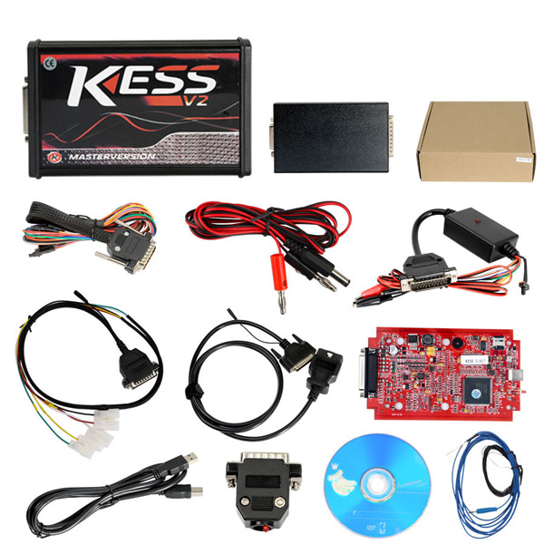 KESS V2 V5.017 Red PCB Firmware EU Version V2.8 ECU Tuning Kit Master No Token Limited Best Quality