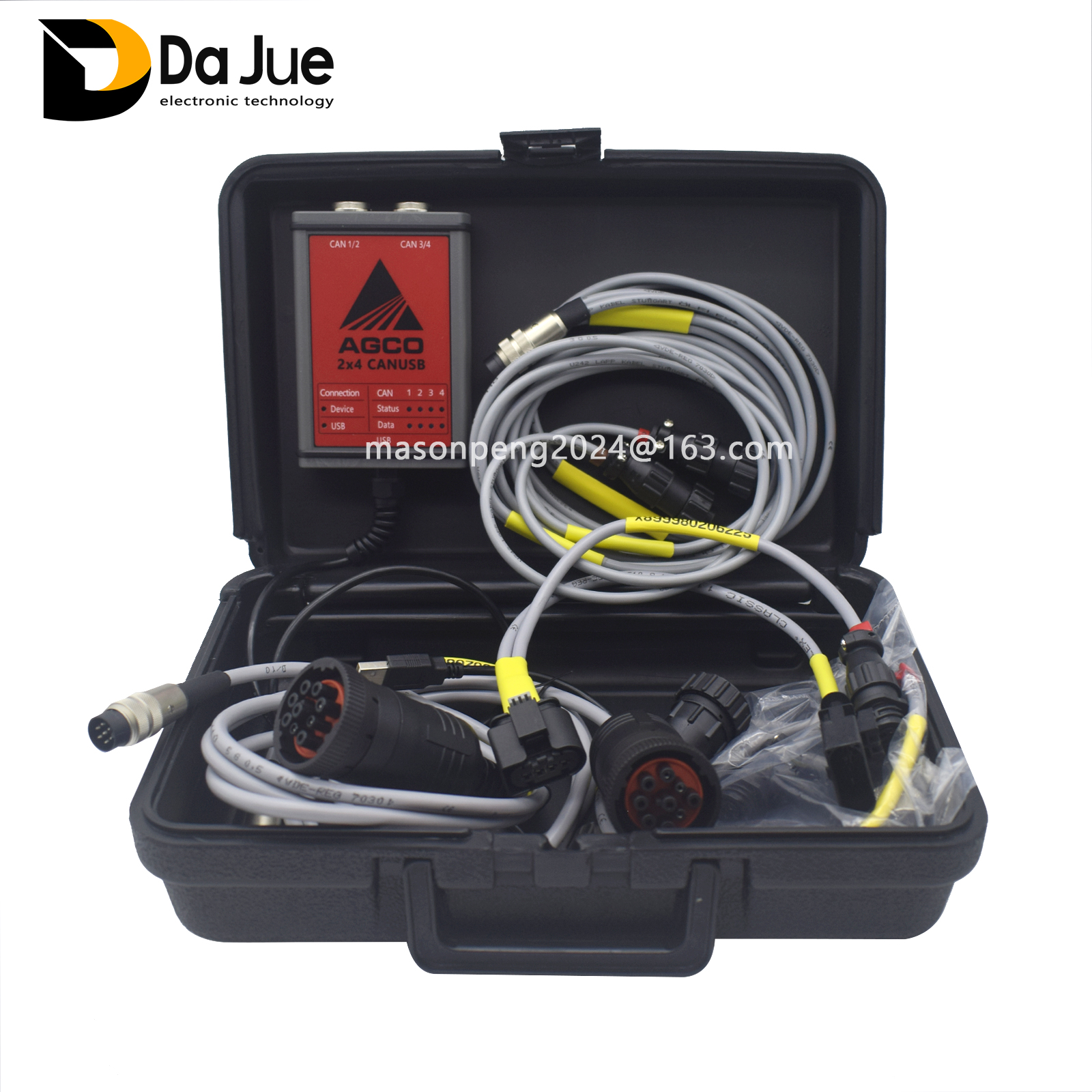 Heavy Duty Agricultural Diagnosis Scanner For AGCO CANUSB EDT Interface Electronic Diagnostic Tool