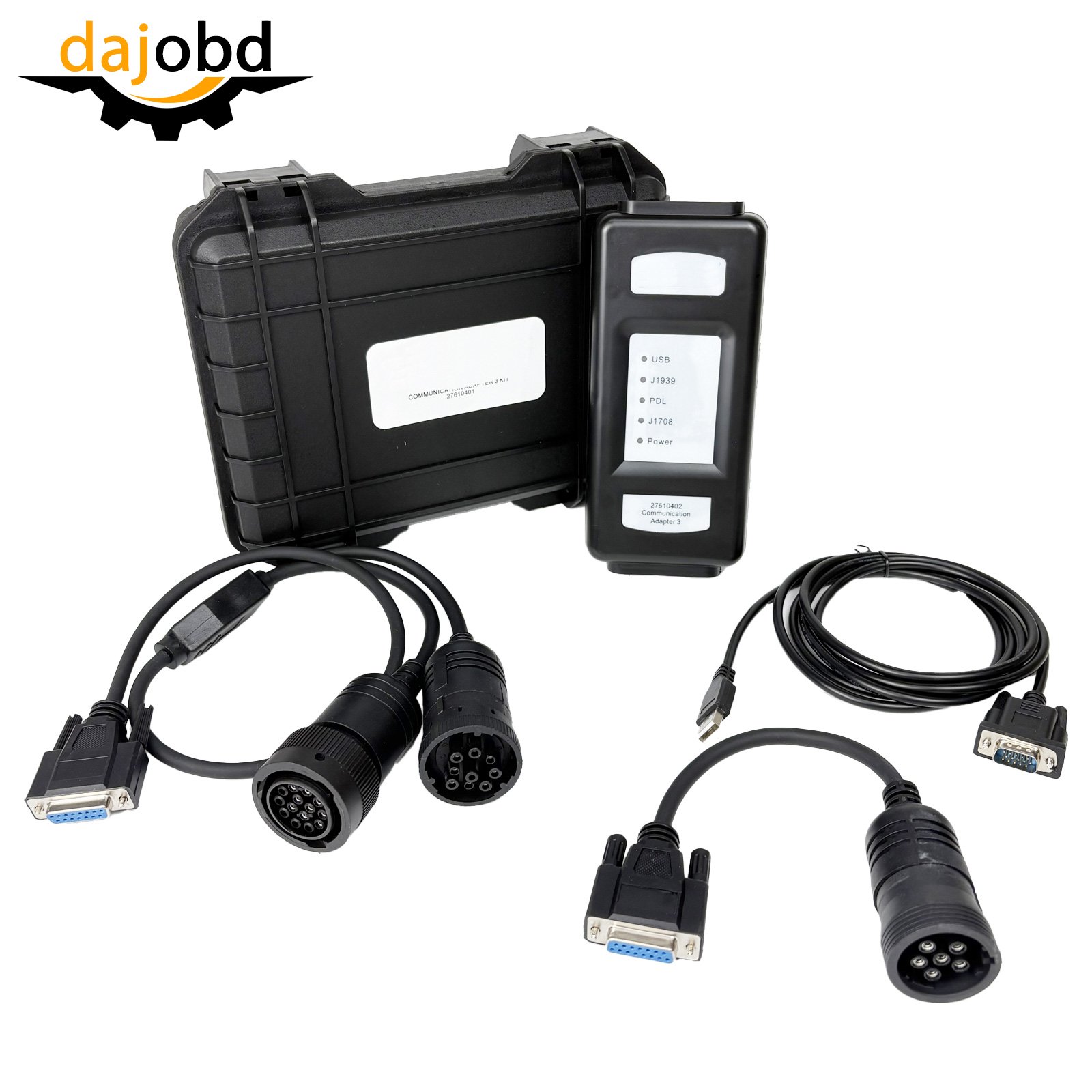 EST 3 27610402 Communication Adapter 3 with Software 2025A for Perkins Engine Excavator Genset Engine Truck Boat Diagnostic Tool