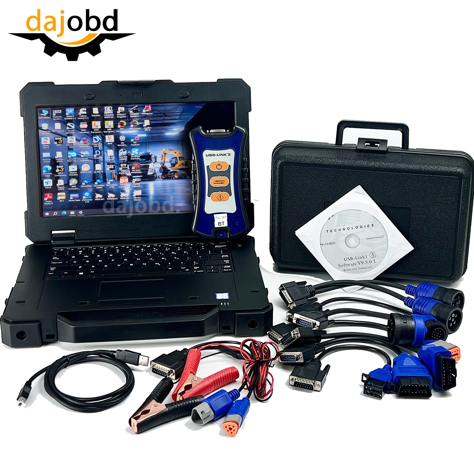 DELL 7414 laptop, NEXIQ scanner with software package