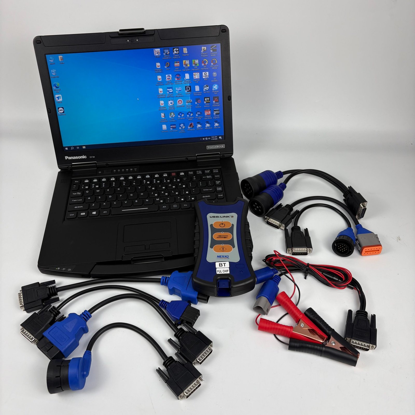 Panasonic CF-54 laptop, NEXIQ scanner with software package